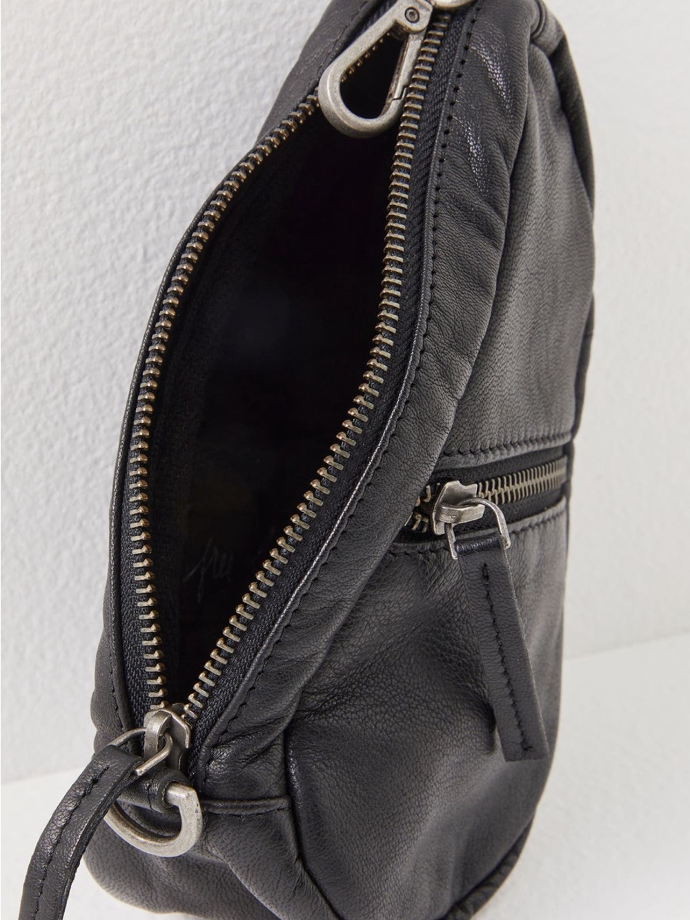 Free People Mini Coffee Date Leather Crossbody Bag - Picture 3 of 7
